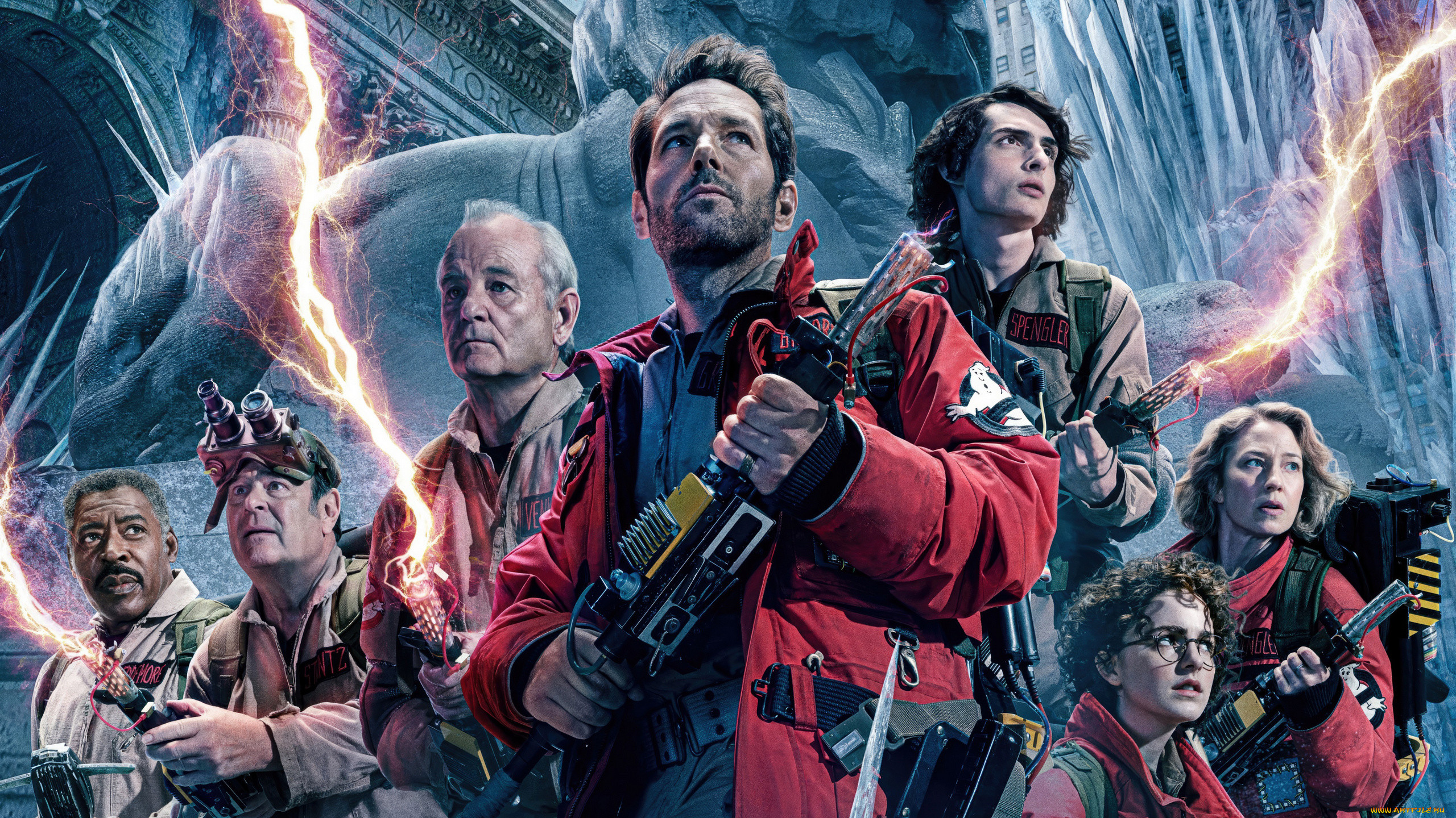 ghostbusters,  frozen empire ,  2024 ,  ,  frozen empire, o, , , , , , , , paul, rudd, bill, murray, finn, wolfhard, ernie, hudson, dan, aykroyd